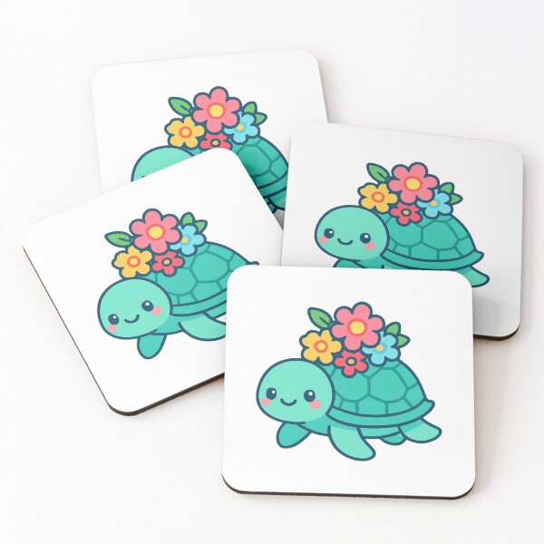 Item preview, Grow at Your Own Pace Turtle - Kawaii Ocean Sticker designed and sold by foryouandyours.
