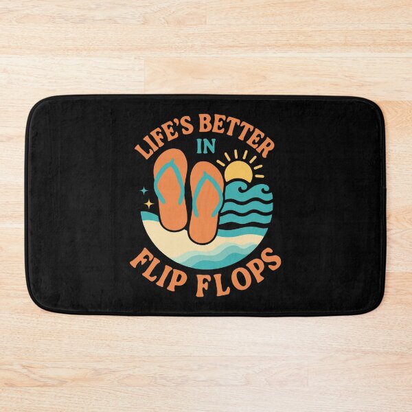 Item preview, Lifes Better in Flip Flops Retro Circle designed and sold by Whereiskim.