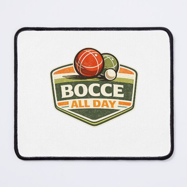 Item preview, Bocce All Day Vintage Badge Design designed and sold by EastEndTownie.