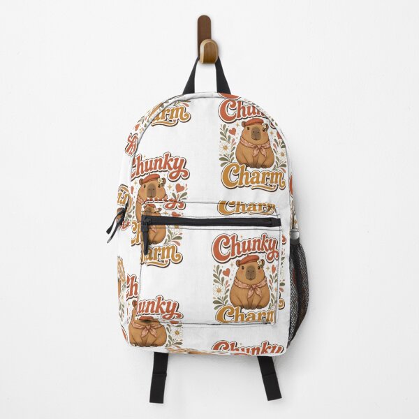 Item preview, Chunky Charm Cute Capybara Retro 70s Groovy designed and sold by Sitred123.