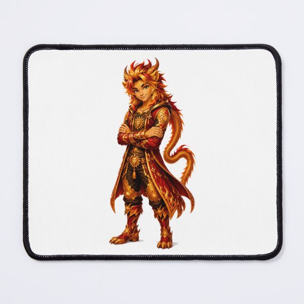 Item preview, Eddie the Solar Dragonfire Guardian designed and sold by BlissBlvdShop.