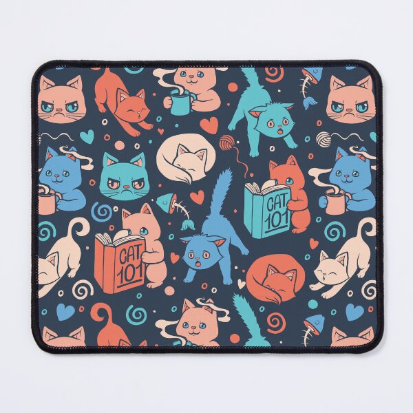 Item preview, Funny Cats Pattern designed and sold by Tobe Fonseca®.