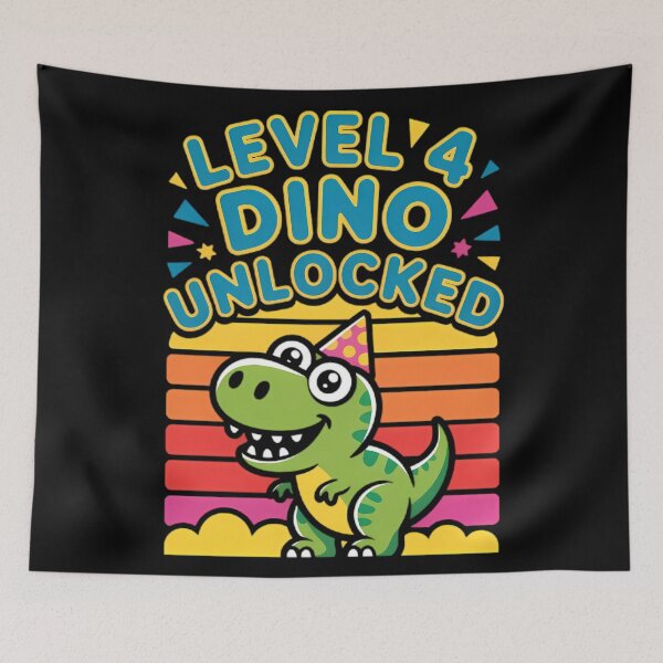Item preview, Level 4 Dinosaur Unlocked designed and sold by Stick-Artistry.