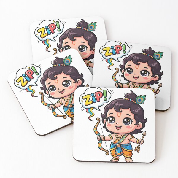Item preview, Arjuna Cute Chibi Hero Archer Art designed and sold by DuckOddity.