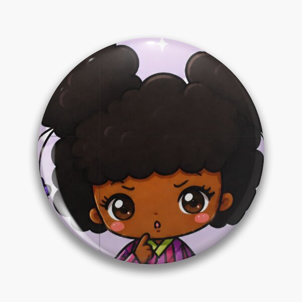 Item preview, Kawaii Afro Girl designed and sold by soul-so-happy.