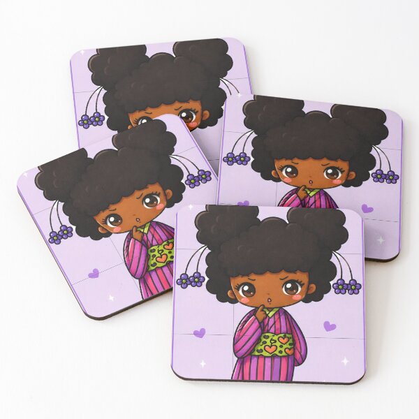 Item preview, Kawaii Afro Girl designed and sold by soul-so-happy.