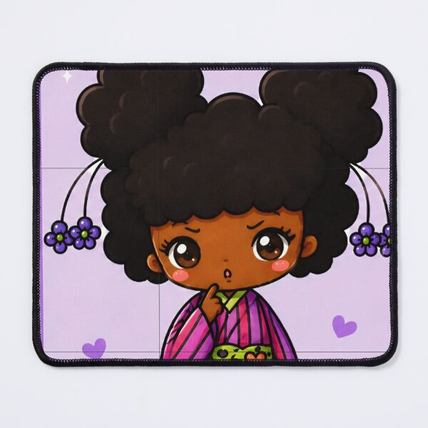 Item preview, Kawaii Afro Girl designed and sold by soul-so-happy.