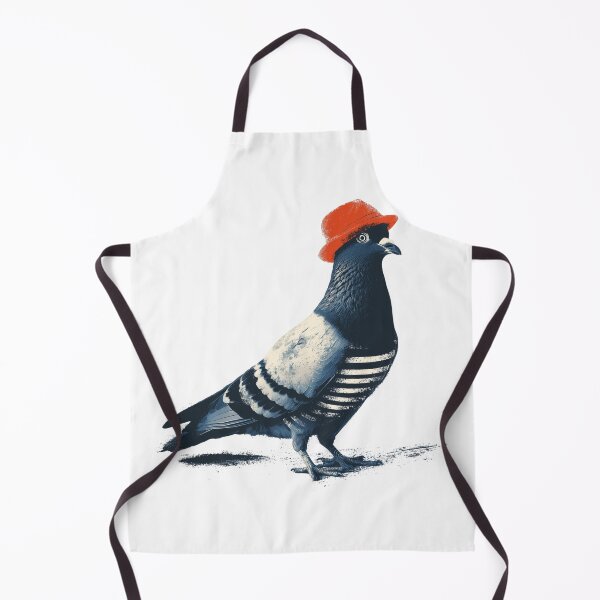 Item preview, Pigeon wearing a Red Hat designed and sold by Magenta Merch.