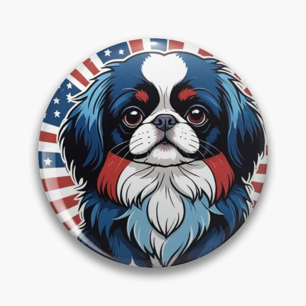 Item preview, Patriotic Cocker Spaniel Emblem designed and sold by Wags & Tails.