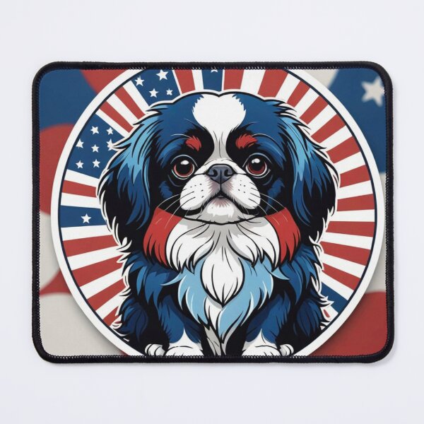 Item preview, Patriotic Cocker Spaniel Emblem designed and sold by Wags & Tails.