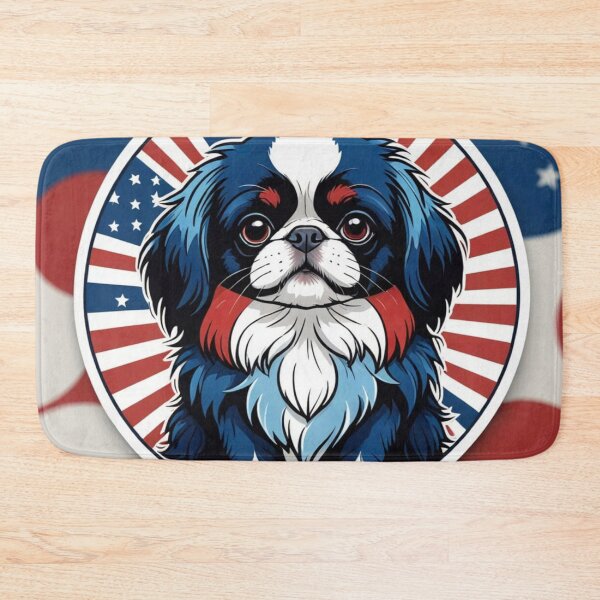 Item preview, Patriotic Cocker Spaniel Emblem designed and sold by Wags & Tails.