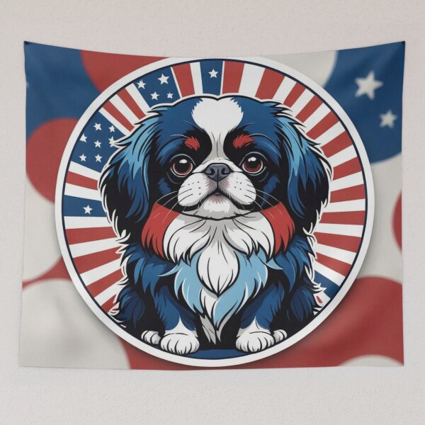 Item preview, Patriotic Cocker Spaniel Emblem designed and sold by Wags & Tails.