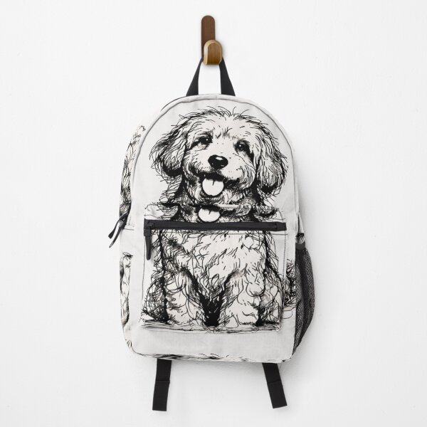Item preview, Scribble Goldendoodle Abstract Art Sketch Minimalist Dog designed and sold by erozzz.