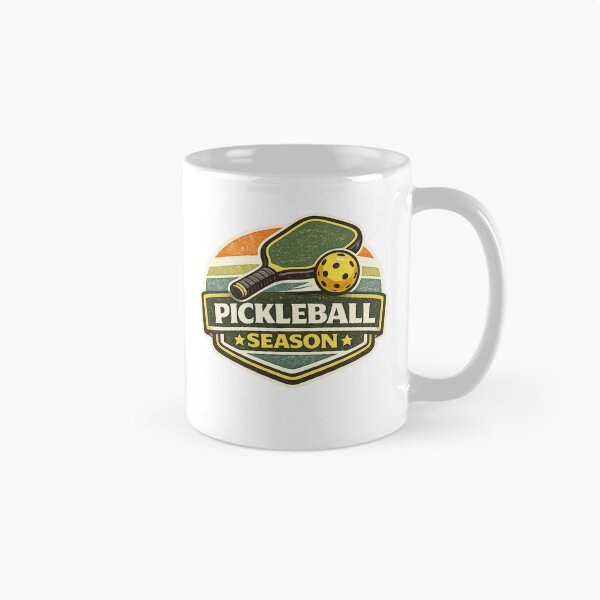 Item preview, Pickleball Season Retro Badge Design designed and sold by EastEndTownie.