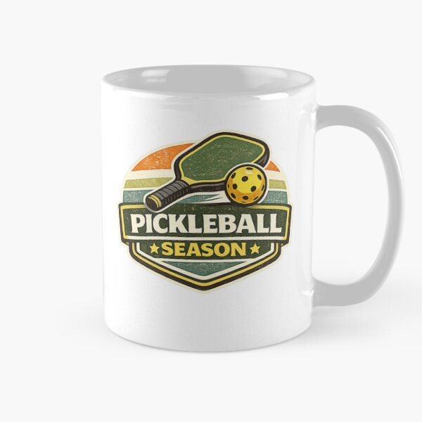 Item preview, Pickleball Season Retro Badge Design designed and sold by EastEndTownie.
