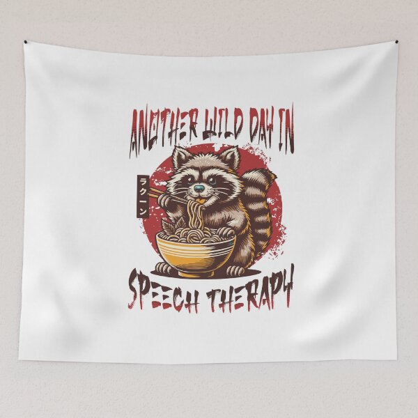 Item preview, SLP Raccoon Another Wild Day in Speech Therapy Therapist designed and sold by stylboutique.
