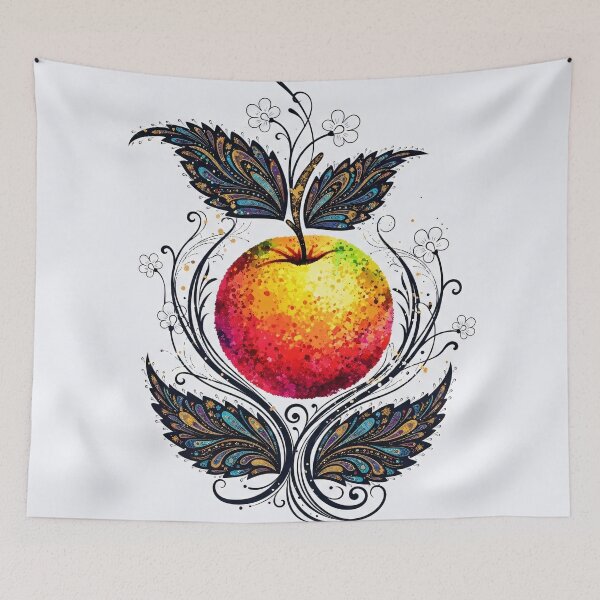 Item preview, Ornamental Apple Botanical Illustration designed and sold by PixorStudio.