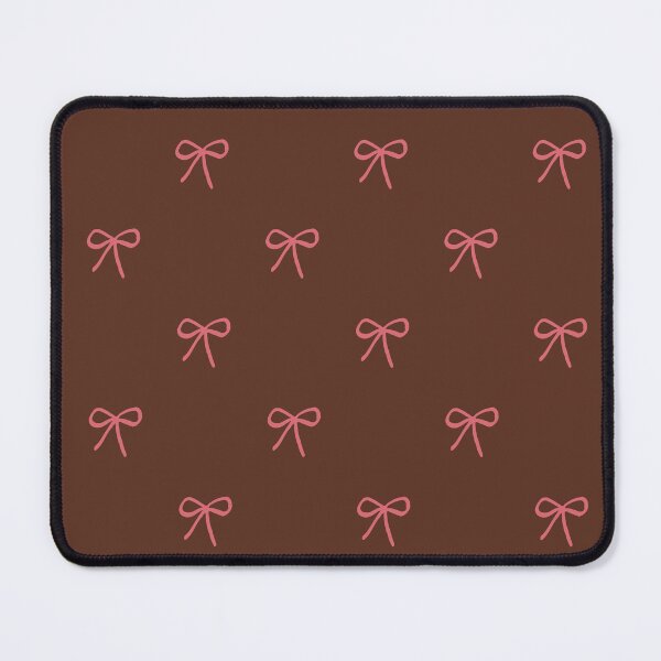 Item preview, Espresso Brown Bow Pattern Phone Case for Mom | Minimalist Coquette Bow Journal for Students or Teachers | Cute Pink Bow Aesthetic Blanket for Girls | Balletcore Ribbon Tote Bag Gift for Nurse designed and sold by VivaFy.