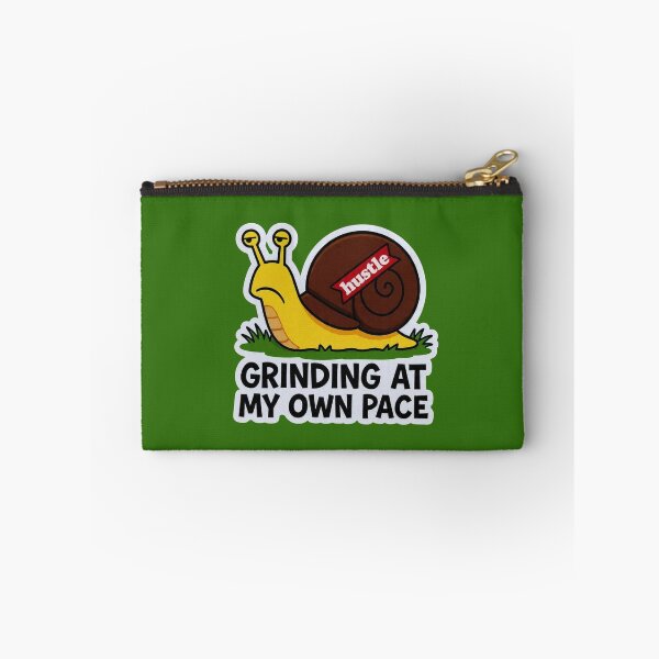 Item preview, Grinding At My Own Pace Hustle Snail Funny Design designed and sold by BooDesignStudio.