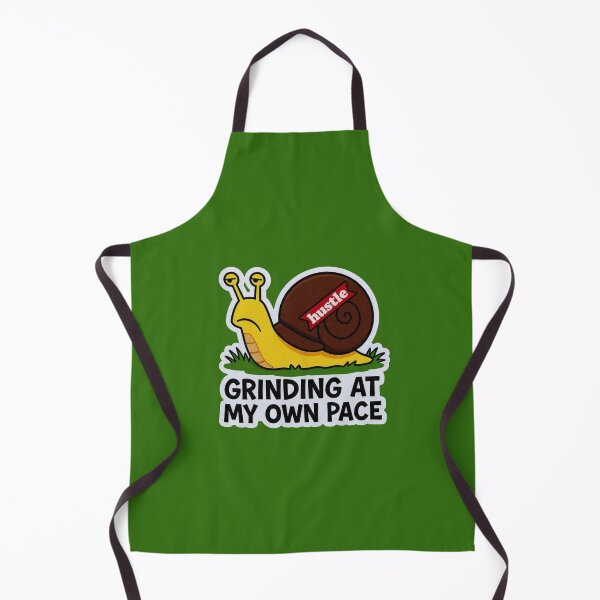 Item preview, Grinding At My Own Pace Hustle Snail Funny Design designed and sold by BooDesignStudio.