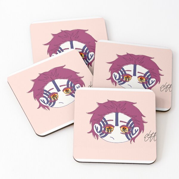 Item preview, Akaza Demon Slayer Original Drawing designed and sold by MoonVVitchShop.