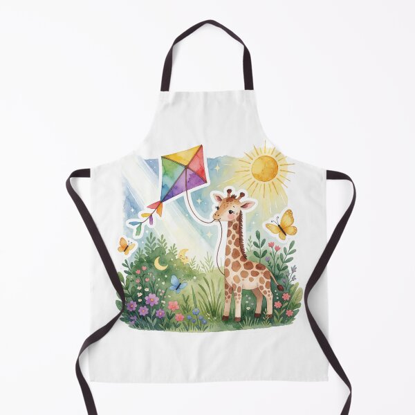 Item preview, Kite Flying Giraffe | Whimsical Fantasy Adventure designed and sold by AillustriaAK.