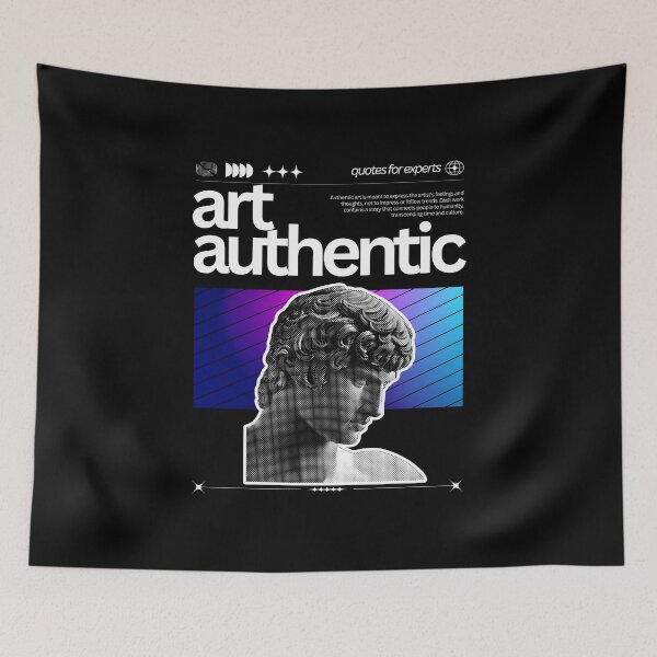 Item preview, Authentic Art Quotes For Experts Vaporwave Aesthetic designed and sold by Dhenin Studio.