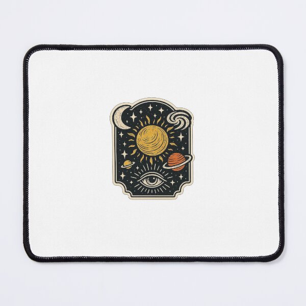 Item preview, Mystical Celestial Eye Sun Moon Sticker designed and sold by EmylDesigns.