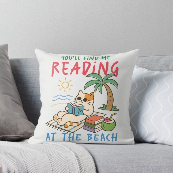 Item preview, You Will Find Me Reading at the Beach Summer Gifts designed and sold by MalwasBasket.