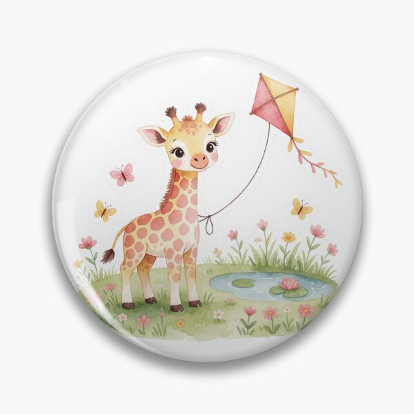 Item preview, Kite Flying Giraffe | Whimsical Fantasy Adventure designed and sold by AillustriaAK.