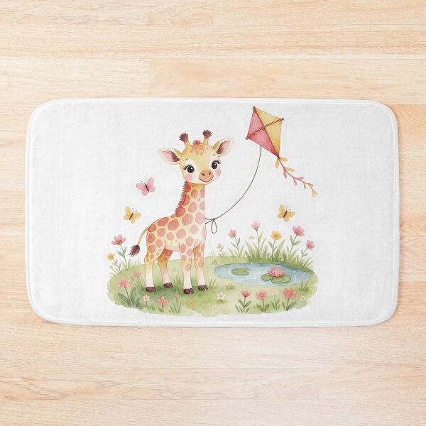 Item preview, Kite Flying Giraffe | Whimsical Fantasy Adventure designed and sold by AillustriaAK.