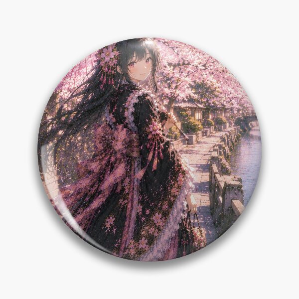 Item preview, Riverside Sakura Promenade designed and sold by Hidden Japan Coloring Book.