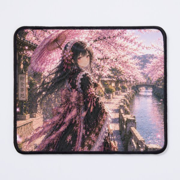 Item preview, Riverside Sakura Promenade designed and sold by Hidden Japan Coloring Book.