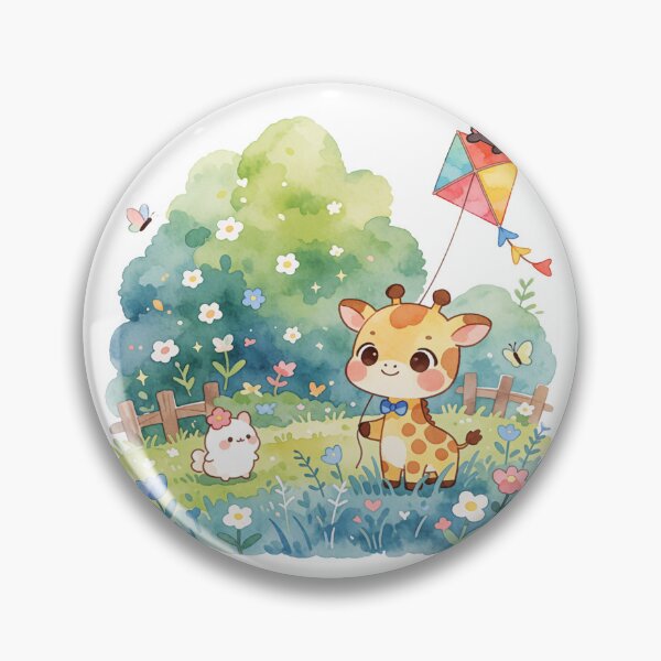 Item preview, Kite Flying Giraffe | Whimsical Fantasy Adventure designed and sold by AillustriaAK.
