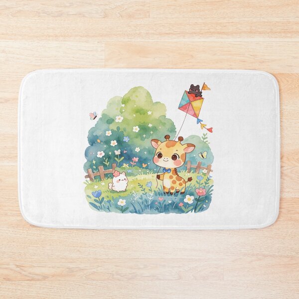 Item preview, Kite Flying Giraffe | Whimsical Fantasy Adventure designed and sold by AillustriaAK.