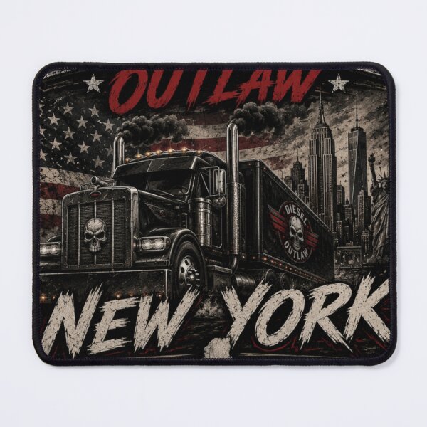 Item preview, Diesel Outlaw New York – Empire State Trucker Semi Truck Shirt designed and sold by Diesel outlaw .
