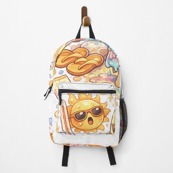 Item preview, Too Hot to Function – Cute Melting Summer Kawaii Sticker designed and sold by PotatoRepel.