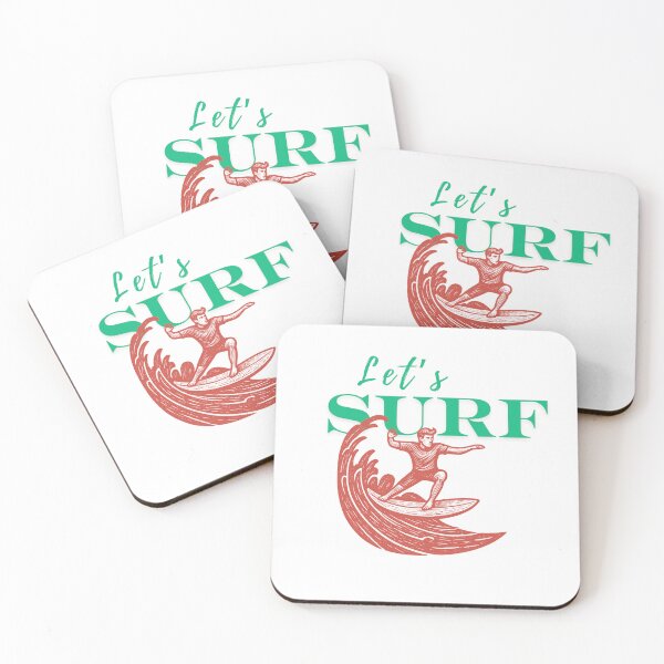 Item preview, Surf Graphic - "Let's Surf" designed and sold by swiftsparq.