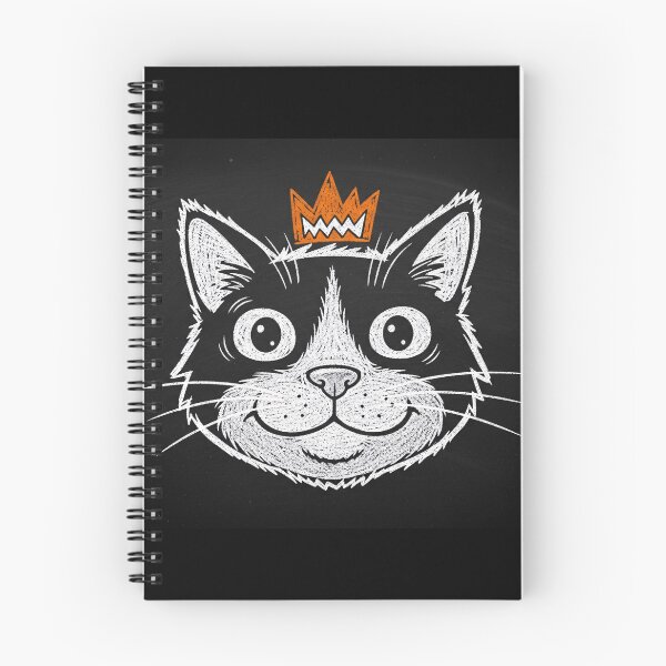 Item preview, Crowned Tuxedo Cat Sketch designed and sold by PixorStudio.