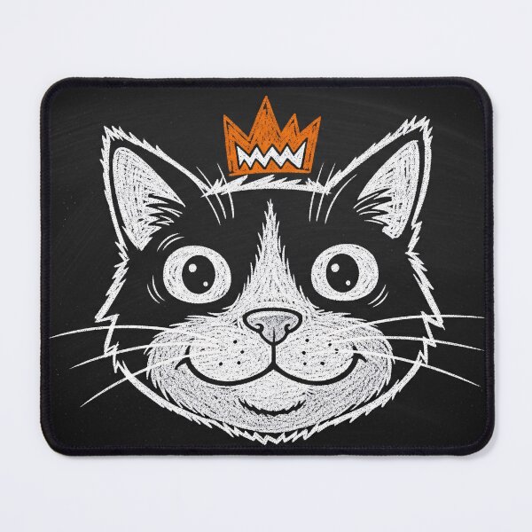 Item preview, Crowned Tuxedo Cat Sketch designed and sold by PixorStudio.