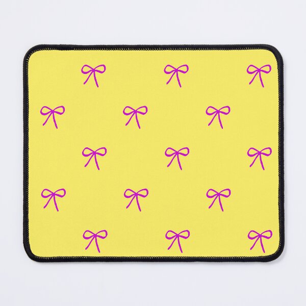 Item preview, Yellow and Magenta Bow Pattern Phone Case for Mom | Minimalist Coquette Bow Journal for Students | Cute Magenta Bow Aesthetic Blanket for Girls | Balletcore Ribbon Tote Bag Gift for Nurse designed and sold by VivaFy.