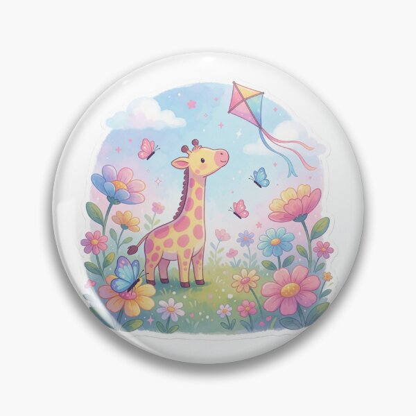 Item preview, Kite Flying Giraffe | Whimsical Fantasy Adventure designed and sold by AillustriaAK.