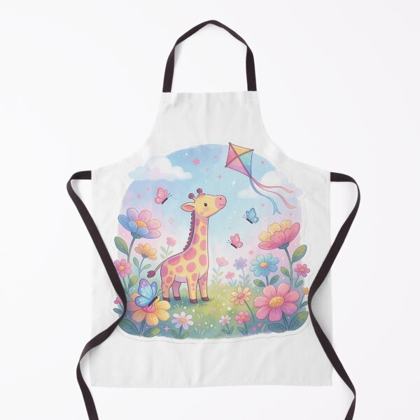 Item preview, Kite Flying Giraffe | Whimsical Fantasy Adventure designed and sold by AillustriaAK.