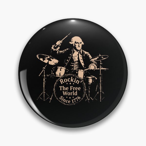 Item preview, 250th Anniversary Shirt, Funny George Washington Drums designed and sold by To101ARt.