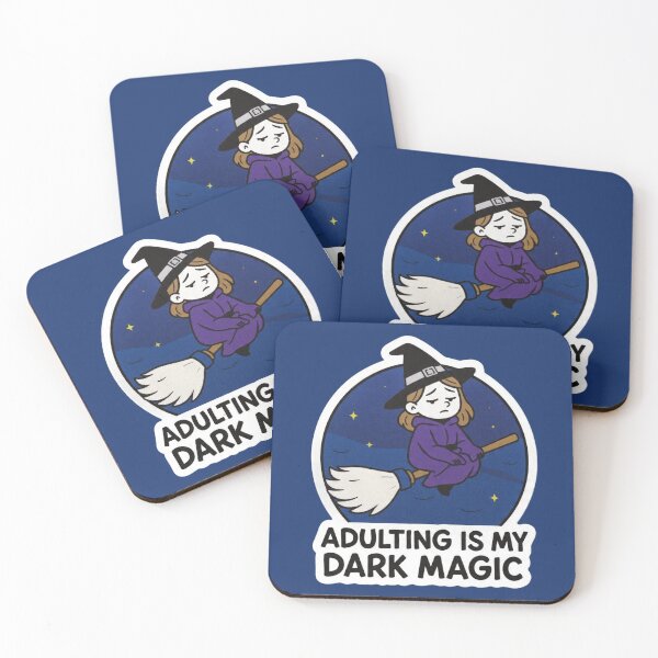 Item preview, Adulting Is My Dark Magic Tired Witch Funny Design designed and sold by BooDesignStudio.