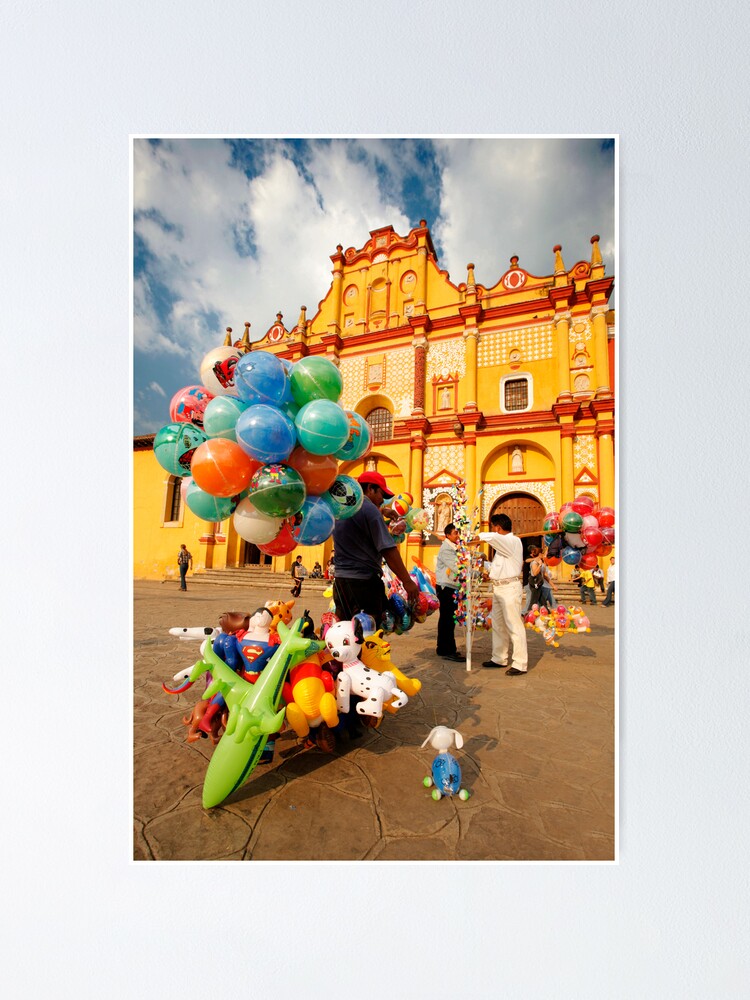 The Zocalo in San Cristobal de las Casas in Chiapas Mexico