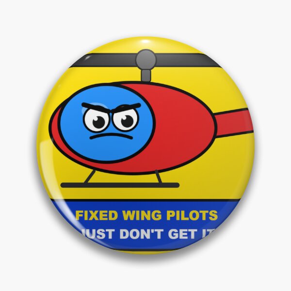 Item preview, Fixed Wing Pilots Just Don't Get It - Funny Helicopter Sticker designed and sold by helipadusa.