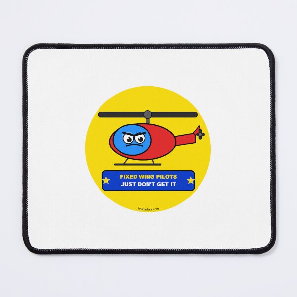 Item preview, Fixed Wing Pilots Just Don't Get It - Funny Helicopter Sticker designed and sold by helipadusa.