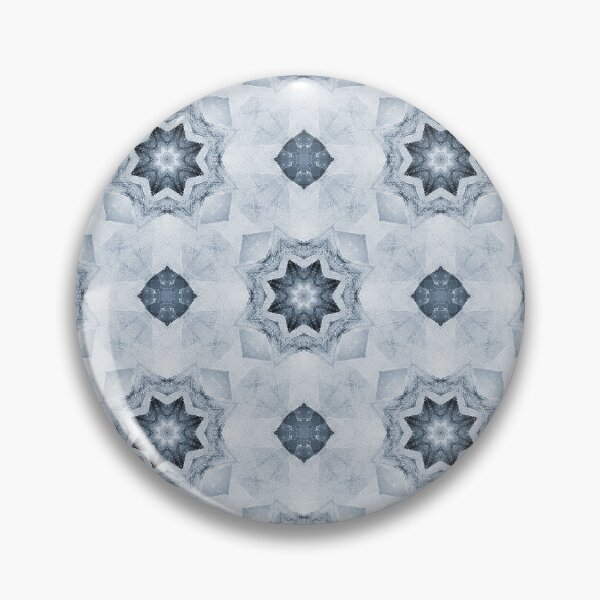 Item preview, Cottage Patchwork Star Mandala Pattern in Blue designed and sold by Artistestella.