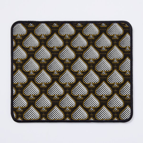 Item preview, Gold Black and White Checkered Spades   designed and sold by 2MomsKrafts.